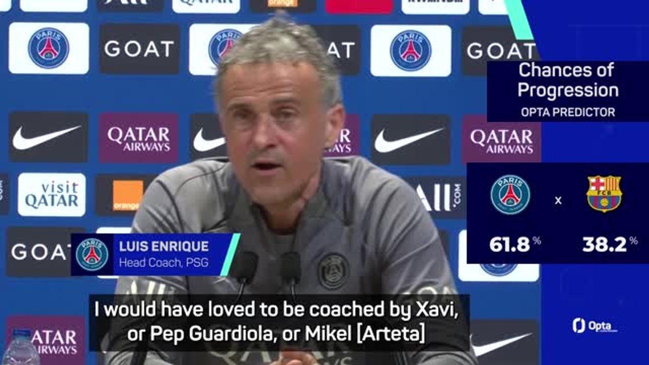 Enrique would have 'loved' to be coached by Xavi