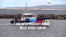 Migranti: naufragio al largo delle coste turche, almeno 22 morti