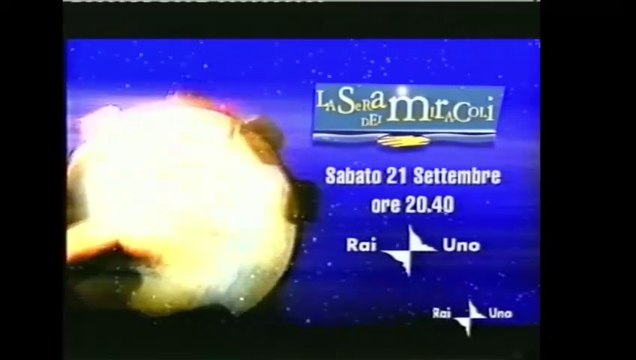 Preview Programma anno 2002 RAI 1 - La Sera Dei Miracoli con Simona Ventura