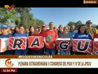Delegados de las UBCH del edo. Aragua ratifican al Pdte. Maduro como candidato presidencial