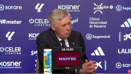 Ancelotti habla de la amarilla a Vinicius: "Tiene que gestionar un poco mejor"