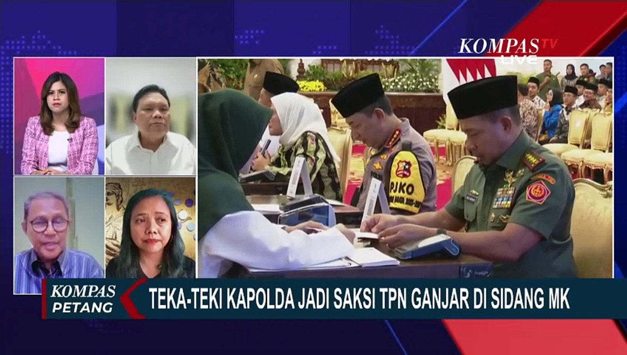 Kapolda Aktif Jadi Saksi Kecurangan Pemilu dari TPN Ganjar, Bisakah Dihadirkan di Sidang MK?