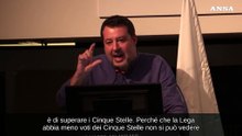 Europee, Salvini: "Obiettivi doppia cifra e superare il M5s"