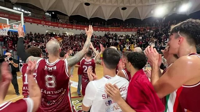 Libertas, l'entusiasmo della squadra e dei tifosi