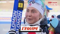 Tandrevold : «Je suis un peu dépassée par les émotions» - Biathlon - CM (F) - Poursuite