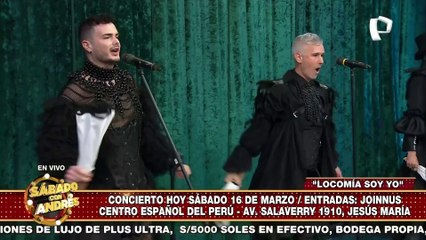 Andrés Hurtado a integrantes de Locomía: “Quiero cambiar mi opción sexual para casarme con uno de ustedes, son bellos”