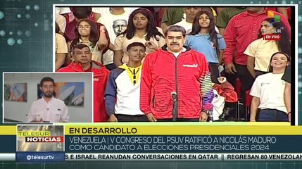 Pdte. Maduro acepta la candidatura para los comicios del 28 de julio.