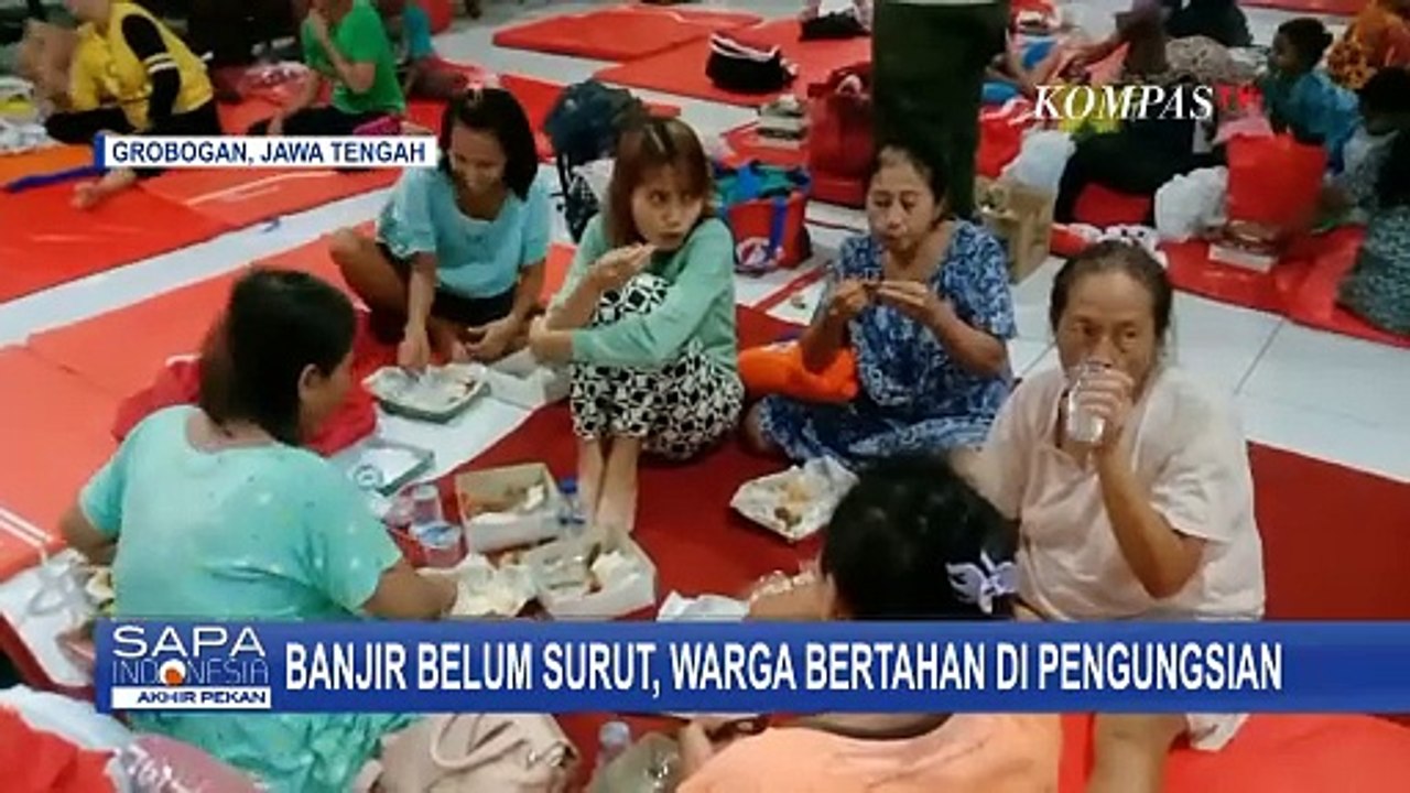Banjir di Wilayah Grobogan Belum Surut, Sebagian Warga Bertahan di Rumah