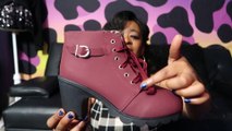 Women's Chunky Heeled Ankle Boots, Lace Up Round Toe Buckle Strap Decor Zipper Heels, All-Match Booties