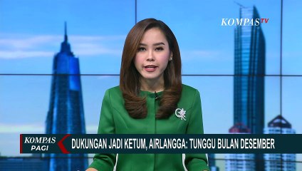 Dapat Dukungan Tetap Jadi Ketum Golkar, Airlangga: Tunggu Bulan Desember