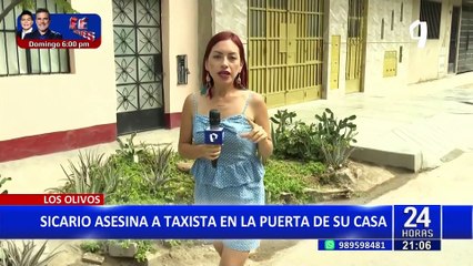 Los Olivos: sicarios asesinan a balazos a taxista en la puerta de su casa