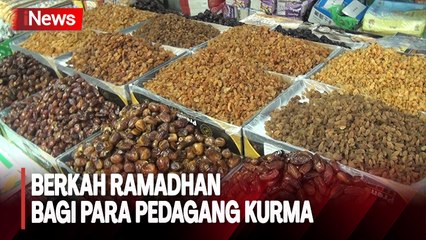 Berkah Ramadhan, Omzet Pedagang Kurma di Pasar Tanah Abang Naik 80 Persen