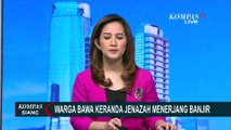 Detik-Detik Warga Grobogan Berusaha Terjang Banjir untuk Bawa Keranda Jenazah!