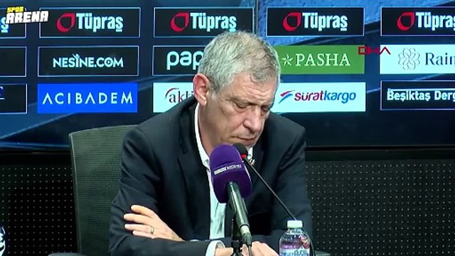 Beşiktaş teknik direktörü Fernando Santos: Hayatımda böyle bir penaltı görmedim