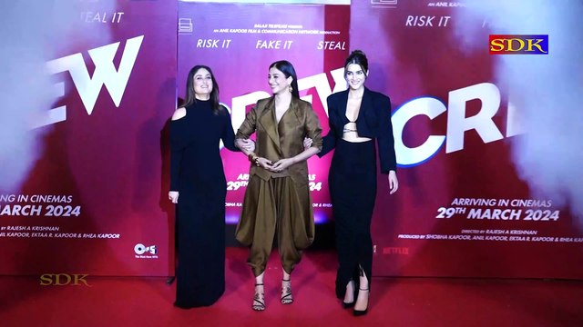 Crew Trailer Launch | Tabu | Kareena Kapoor Khan | Kriti Sanon | Phoenix Market City | Mumbai