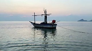 Boat in the river @ukraine