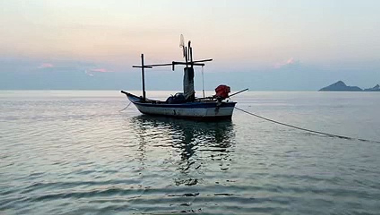 Boat in the river @ukraine