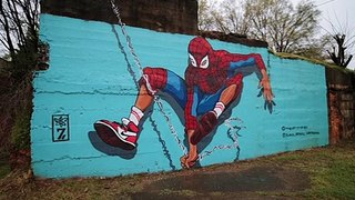 Spiderman Wall @belarus