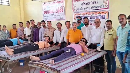 रक्त की कमी को लेकर बढ़ाए हाथ, किया 24 यूनिट रक्तदान