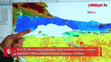 Marmara için kritik deprem haritası! '4 kol birden kırılırsa 7.8 büyüklüğüne ulaşır'