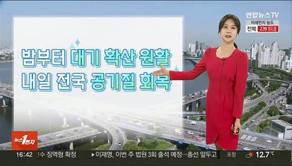[날씨] 공기질 비상, 밤부터 차츰 먼지 해소…찬바람에 쌀쌀