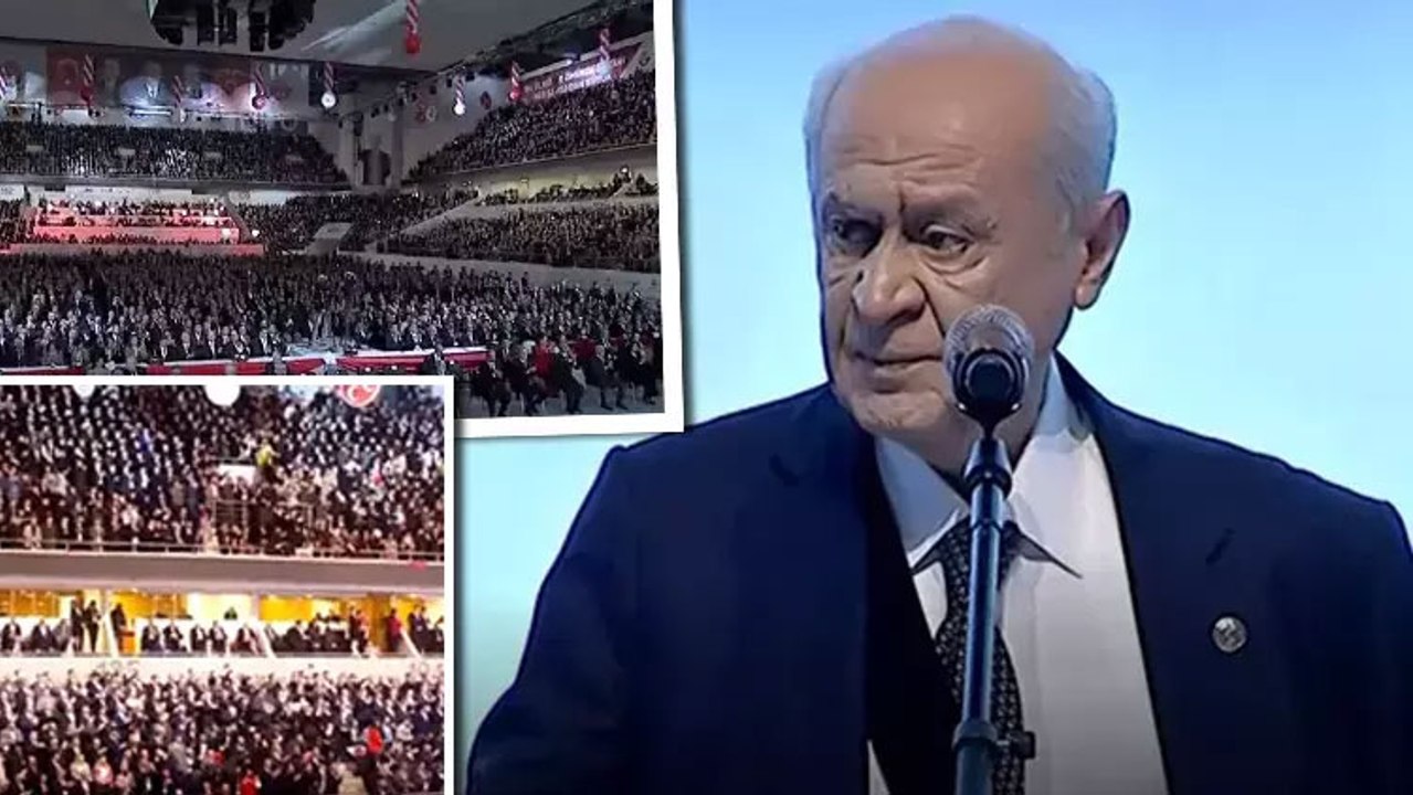 MHP 14. olağan büyük kurultayı... Devlet Bahçeli'den önemli açıklamalar