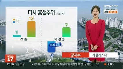 [날씨] 대부분 지역 한파특보, 내일 출근길 쌀쌀…모레 전국 눈·비