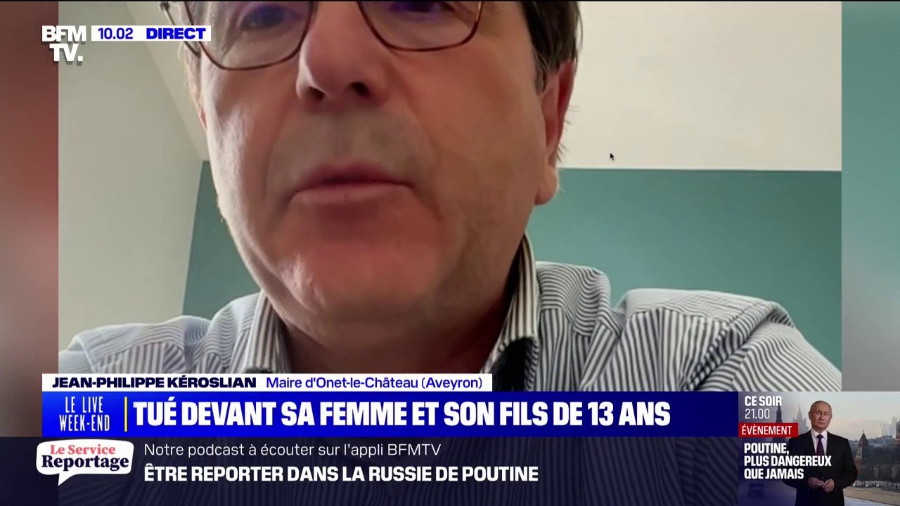 Aveyron: "La femme est très choquée ainsi que son enfant. Ils ont été pris en charge psychologiquement" affirme le maire d'Onet-le-Château Jean-Philippe Kéroslian