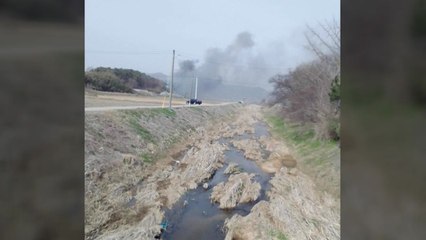 충남 서산 비닐하우스 화재..."산불로 번지기 전 막아" / YTN