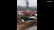 شاهد: انفجارات وتصاعد الدخان نتيجة قصف أوكراني لمدينة بيلغورود الروسية