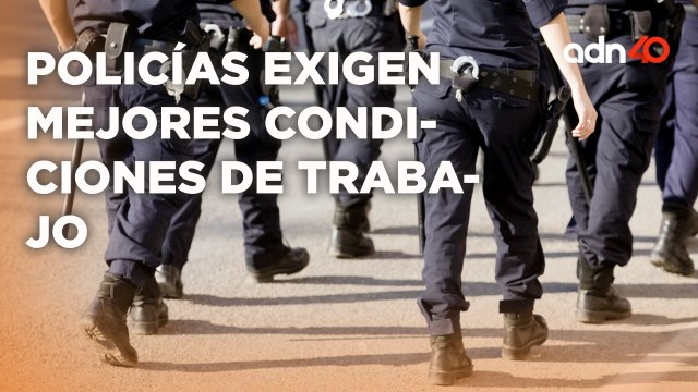 Policías denuncian malas condiciones de trabajo y mantienen paro de labores