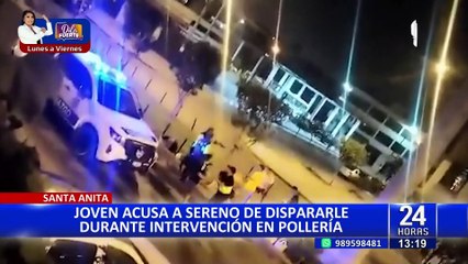 Acusan a sereno de abrir fuego contra vecinos de Santa Anita