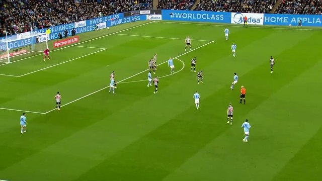 GOAL Bernardo Silva Manchester City 1-0 Newcastle United Quarter-final Emirates FA Cup 2023-
