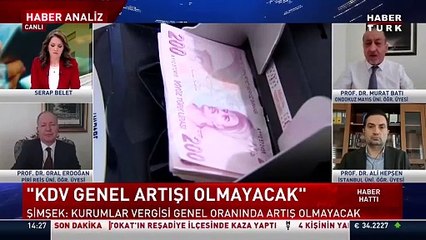 Mehmet Şimşek KDV oranlarının değiştirileceğini açıkladı