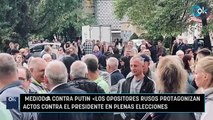 'Mediodía contra Putin': los opositores rusos protagonizan actos contra el presidente en plenas elecciones