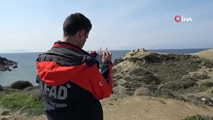 Çanakkale’de batan bottaki kayıp düzensiz göçmenler dron ile aranıyor