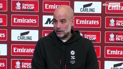 Pep Guardiola reacts to facing Real Madrid in Champions League quarter-final