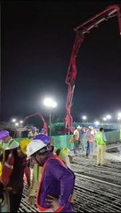 50 घंटे तक चला मडिवाल रैंप निर्माण का कार्य, यातायात भी जारी रहा