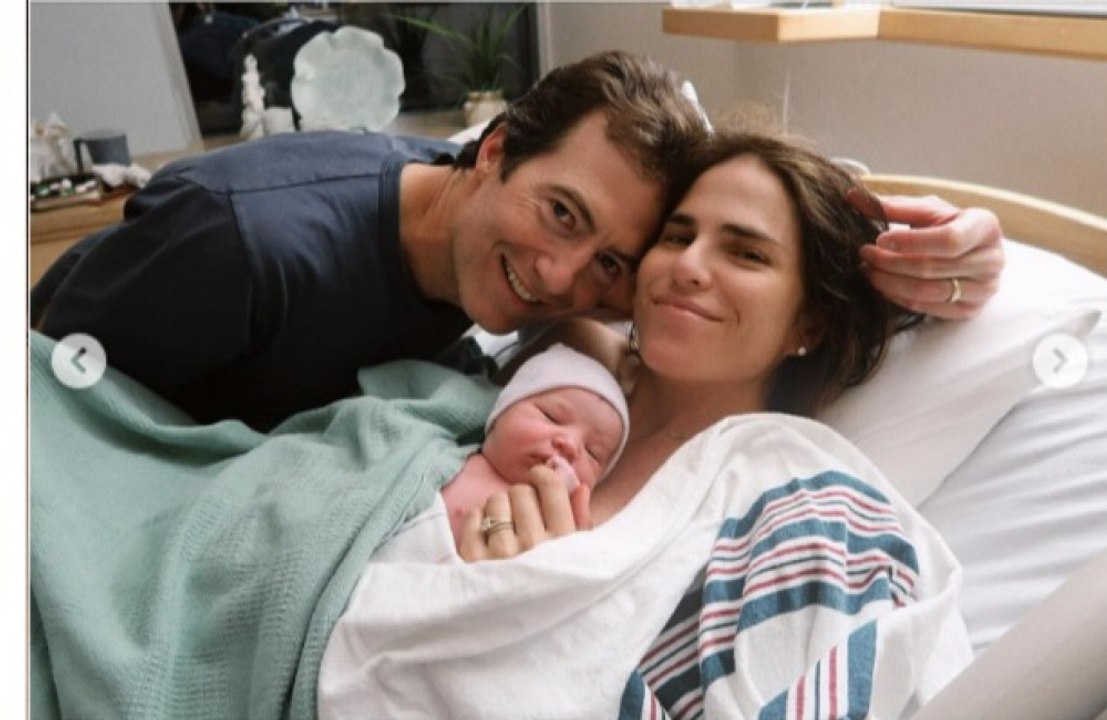 Karla Souza gives birth to her third child after 'marathon' 33 hour labour