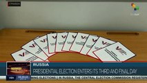 Russia holds third and final day of presidential elections