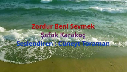 Şiir-Zordur Beni Sevmek - Şafak Karakoç   Seslendiren : Cüneyt Toraman 2013 (C)