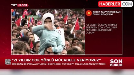 Erdoğan, "CHP, DEM ile gizli saklı bir iş birliği halinde" diyerek Yeniden Refah Partisi'ne yüklendi