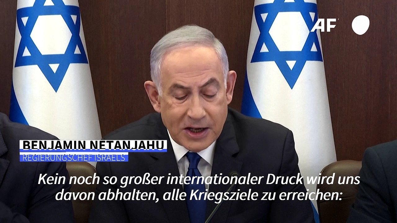 Netanjahu: Weltweiter Druck hält uns nicht von Rafah-Offensive ab
