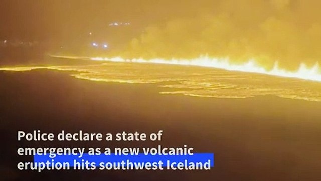 Icelandic volcano erupts for the fourth time on Reykjanes peninsula