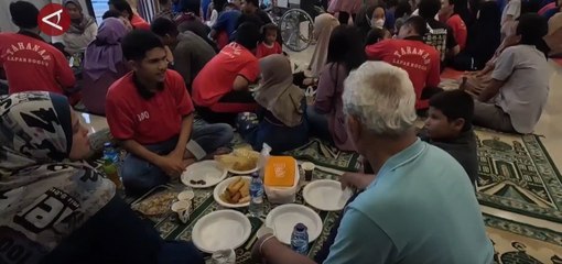 Momen warga binaan Lapas IIA Bogor buka puasa bersama keluarga