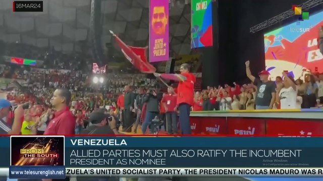 President Nicolás Maduro accepts grassroot nomination for presidential elections