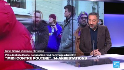 "Midi contre Poutine" : une "action simple" mais un symbole fort de l'opposition russe