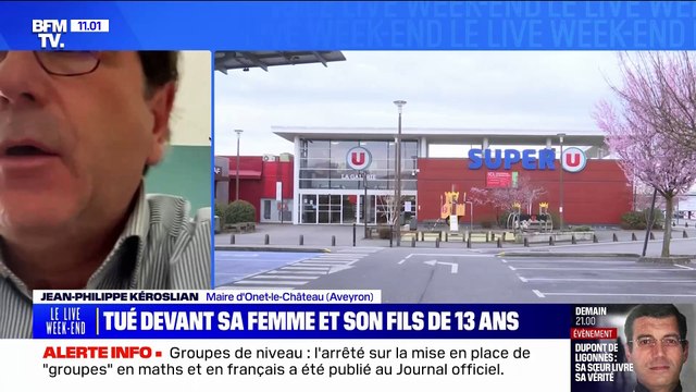 Aveyron : Un homme tué et sa femme grièvement blessée, sous les yeux de leur fils de 13 ans, par un individu armé d'un couteau sur le parking du Super U à Onet-le-Château