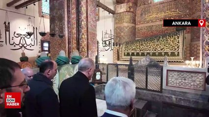 Cumhurbaşkanı Erdoğan, Mevlana Türbesi'ni ziyaret etti