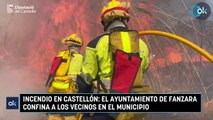 Incendio en Castellón: el Ayuntamiento de Fanzara confina a los vecinos en el municipio